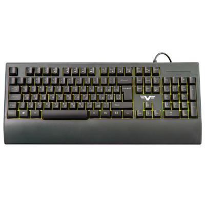 Клавіатура Frime Graphit Black USB RUS/UKR (FLK19600)