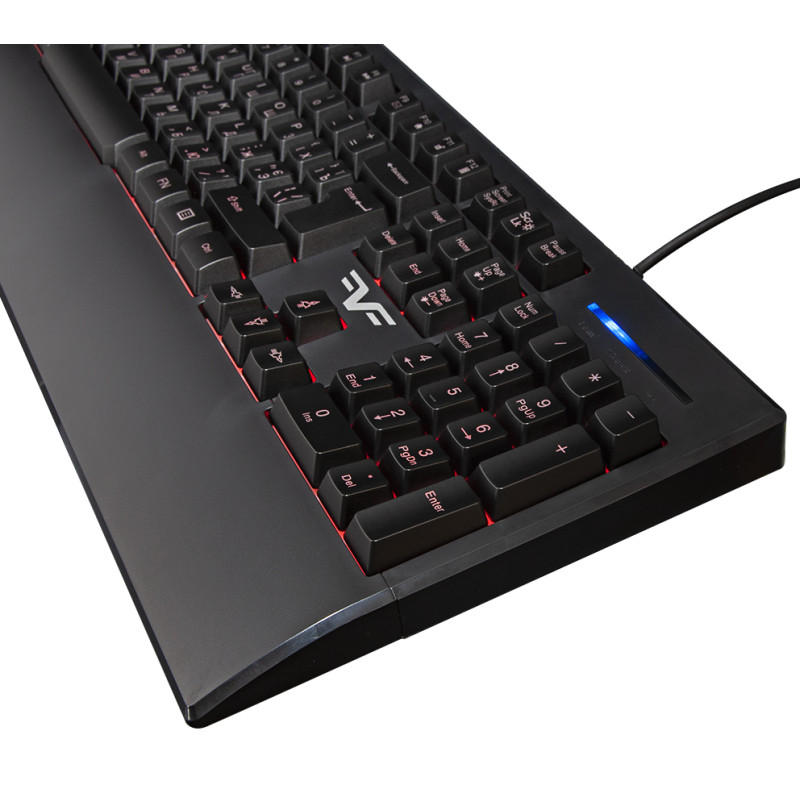Клавіатура Frime Graphit Black USB RUS/UKR (FLK19600)