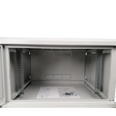 Шафа настінна EServer 19` 6U-600х350х370 (скло), сіра (ES-Е635G) Шафа настінна EServer 19` 6U-600х350х370 (скло), сіра (ES-Е635G)