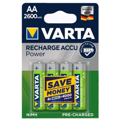 Акумулятор Varta Rechargeable Accu Endless AA/HR06 Ni-MH 2600 mAh BL 4шт