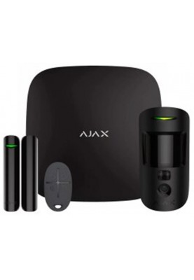 Комплект охоронної сигналізації Ajax StarterKit Cam Black (25466.58.BL1/20291.58.BL1)