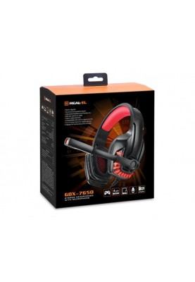 Гарнітура REAL-EL GDX-7650 Black/Red