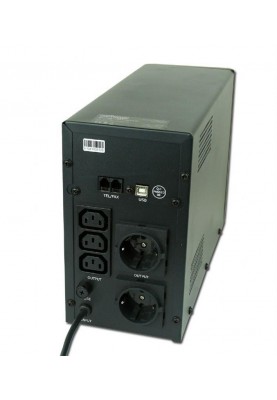 ИБП EnerGenie EG-UPS-034 1500VA, Line Int., AVR, 3xIEC+2xSchuko, USB, LCD, RJ11