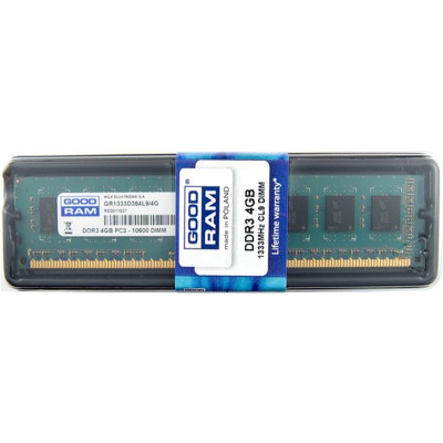 Модуль пам`ятi DDR3 4GB/1333 Goodram (GR1333D364L9S/4G)