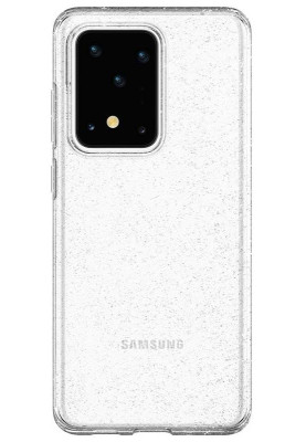 Чохол-накладка Spigen Liquid Crystal Glitter для Samsung Galaxy S20 Ultra SM-G988 Crystal Quartz (ACS00710)