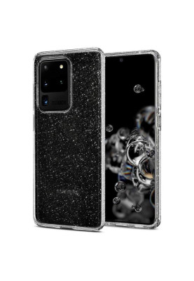 Чохол-накладка Spigen Liquid Crystal Glitter для Samsung Galaxy S20 Ultra SM-G988 Crystal Quartz (ACS00710)