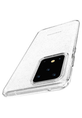 Чохол-накладка Spigen Liquid Crystal Glitter для Samsung Galaxy S20 Ultra SM-G988 Crystal Quartz (ACS00710)