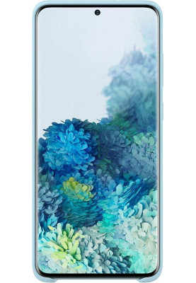 Чохол-накладка Samsung Silicone Cover для Samsung Galaxy S20+ SM-G985 Sky Blue (EF-PG985TLEGRU)
