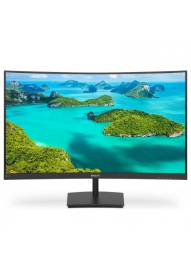 Монiтор Philips 23.6" 241E1SCA/00 VA Black Curved