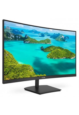 Монiтор Philips 23.6" 241E1SCA/00 VA Black Curved