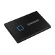 Накопичувач зовнішній SSD 2.5" USB 1.0TB Samsung T7 Touch Black (MU-PC1T0K/WW)