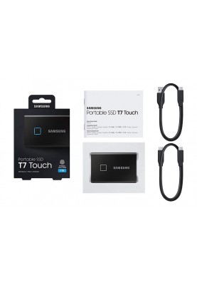 Накопичувач зовнішній SSD 2.5" USB 2.0TB Samsung T7 Touch Black (MU-PC2T0K/WW)