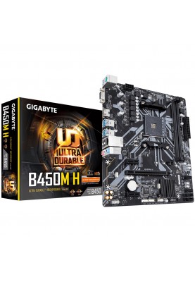 Материнська плата Gigabyte B450M H Socket AM4