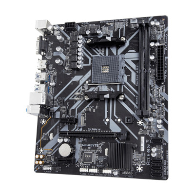 Материнська плата Gigabyte B450M H Socket AM4