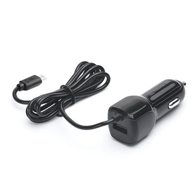 Автомобільний зарядний пристрій REAL-EL CA-15 (2USB, 2.1A) Black + кабель microUSB Автомобільний зарядний пристрій REAL-EL CA-15 (2USB, 2.1A) Black + кабель microUSB