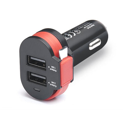 Автомобільний зарядний пристрій REAL-EL CA-35 (3USBx3.4A) Black/Orange + кабель microUSB Автомобільний зарядний пристрій REAL-EL CA-35 (3USBx3.4A) Black/Orange + кабель microUSB