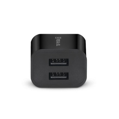 Мережевий зарядний пристрій REAL-EL CH-210 (2USB, 2.1A) Black Мережевий зарядний пристрій REAL-EL CH-210 (2USB, 2.1A) Black