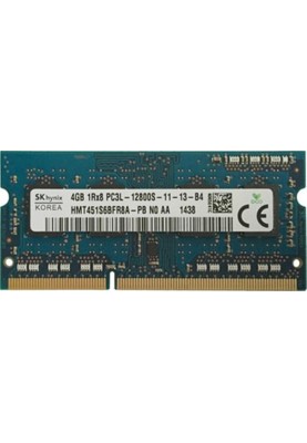 Модуль пам`яті SO-DIMM 4GB/1600 DDR3L Hynix (HMT451S6DFR8A-PB) Refurbished