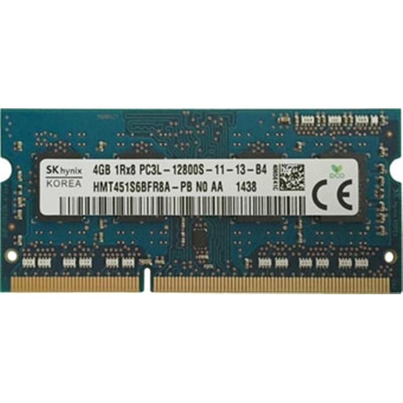 Модуль пам`яті SO-DIMM 4GB/1600 DDR3L Hynix (HMT451S6DFR8A-PB) Refurbished