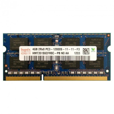 Модуль пам`яті SO-DIMM 4GB/1600 DDR3L Hynix (HMT351S6CFR8A-PB) Refurbished