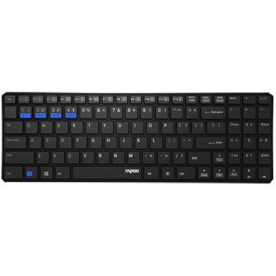 Комплект (клавіатура, мишка) Rapoo 9300M Wireless Black