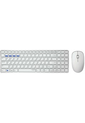 Комплект (клавіатура, мишка) Rapoo 9300M Wireless White