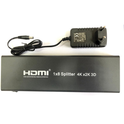 Розгалужувач (спліттер) Atcom (7688) HDMI 8 портів, підтримка UHD 4K Розгалужувач (спліттер) Atcom (7688) HDMI 8 портів, підтримка UHD 4K