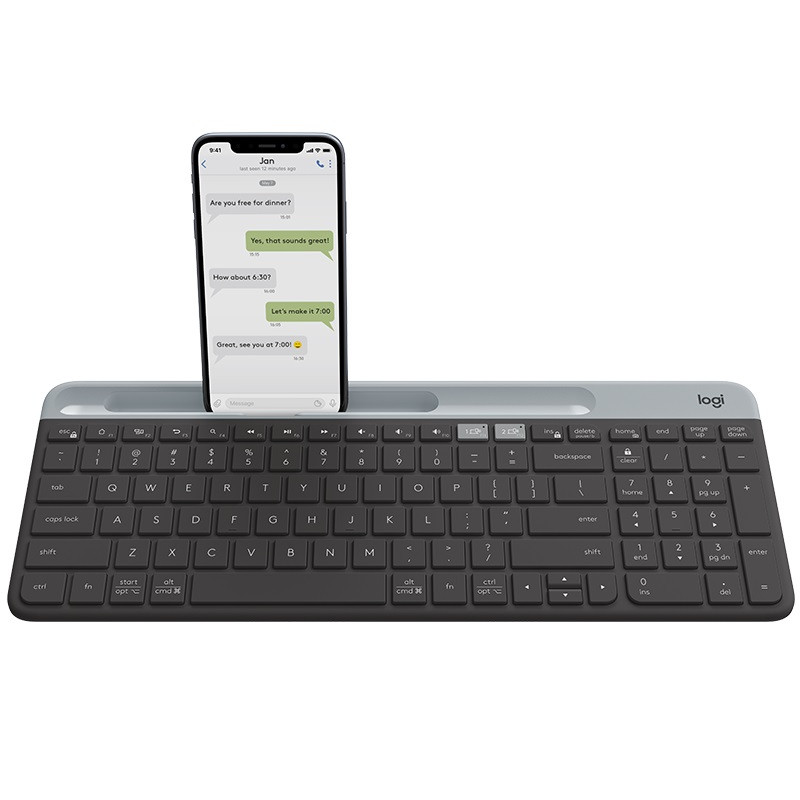 Клавиатура беспроводная Logitech K580 Slim Multi-Device Wireless (920-009275) Graphite USB/Bluetooth