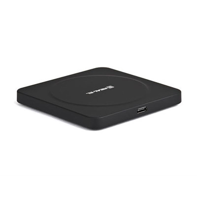 Бездротовий зарядний пристрій REAL-EL WL-710 1.5A 5W Black Бездротовий зарядний пристрій REAL-EL WL-710 1.5A 5W Black