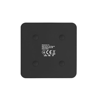 Бездротовий зарядний пристрій REAL-EL WL-710 1.5A 5W Black Бездротовий зарядний пристрій REAL-EL WL-710 1.5A 5W Black