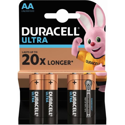 Батарейка Duracell Ultra Power AA/LR06 BL 4шт