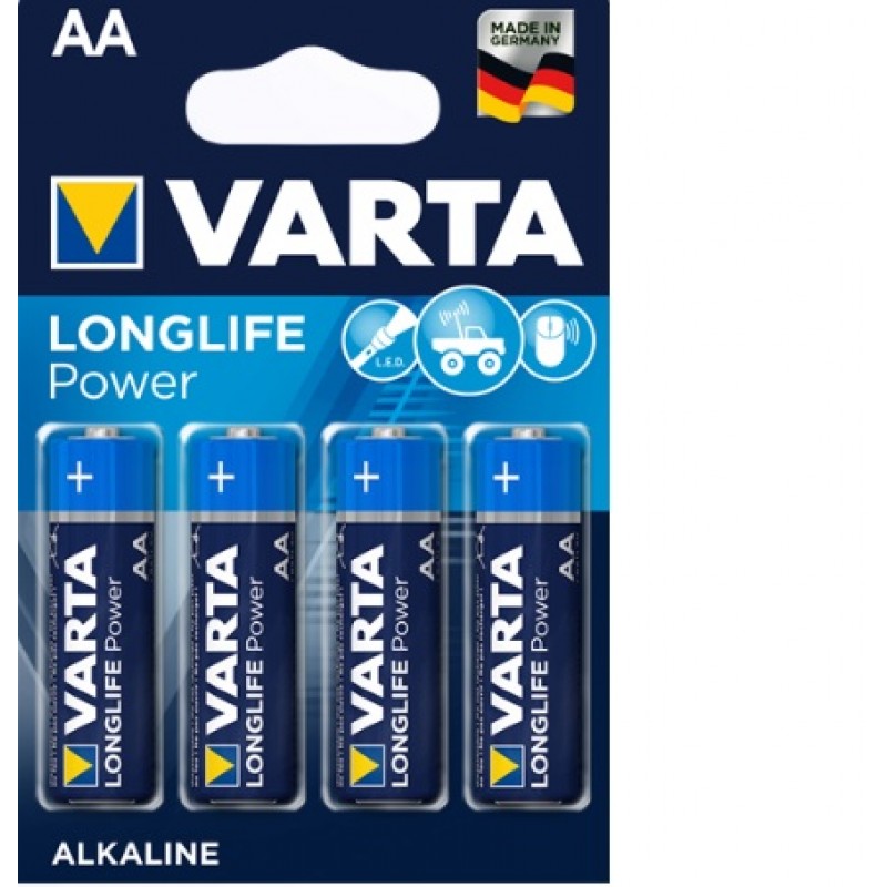 Батарейка Varta Longlife Power 4906 (High Energy) AA/LR06 BL 4шт