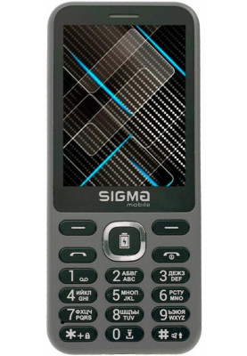 Мобiльний телефон Sigma mobile X-style 31 Power Dual Sim Grey