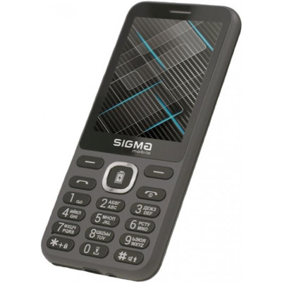 Мобiльний телефон Sigma mobile X-style 31 Power Dual Sim Grey