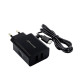 Мережевий зарядний пристрій Grand-X (2xUSB 3.1A+MicroUSB) Black (CH-65B)