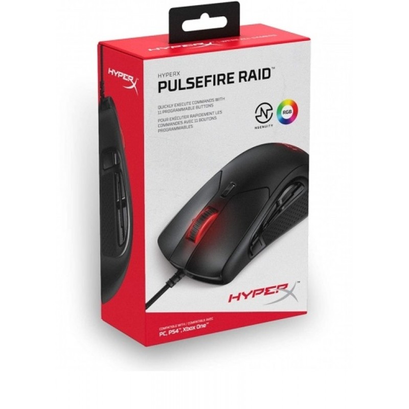 Миша HyperX Pulsefire Raid Black (4P5Q3AA)