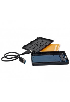 Зовнішня кишеня Frime SATA HDD/SSD 2.5 ", USB3.0, з функцією шифрування даних, Black (FHEE10025U30)