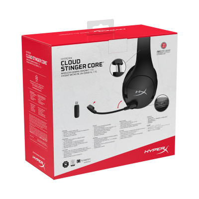 Гарнітура HyperX Cloud Stinger Core Wireless Gaming Headset+ 7.1 Black (4P4F0AA)