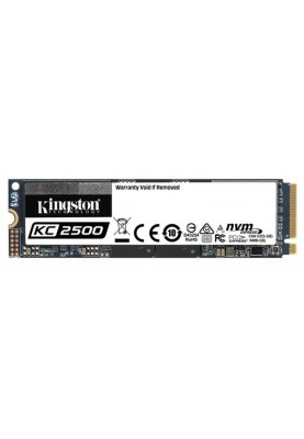 Накопичувач SSD  250GB M.2 NVMe Kingston KC2500 M.2 2280 PCIe 3.0 x4 3D TLC (SKC2500M8/250G)