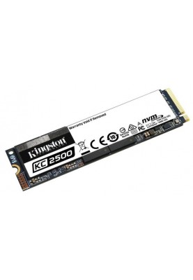 Накопичувач SSD  250GB M.2 NVMe Kingston KC2500 M.2 2280 PCIe 3.0 x4 3D TLC (SKC2500M8/250G)