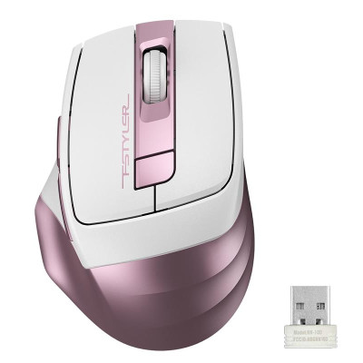 Мишка бездротова A4Tech FG35 Pink USB