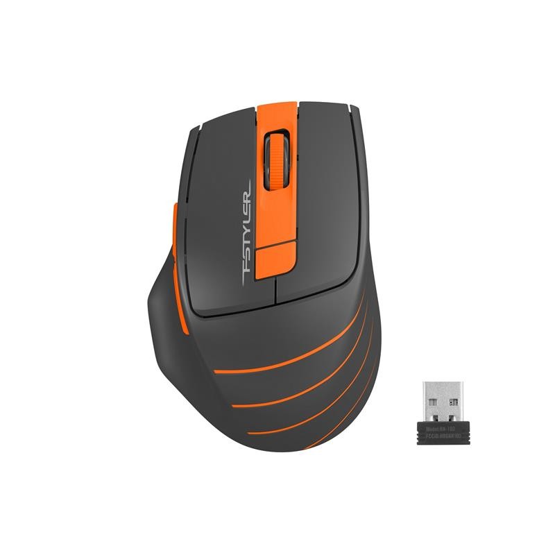 Миша бездротова A4Tech FG30S Orange/Black USB