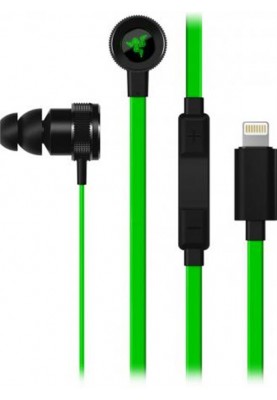 Гарнітура Razer Hammerhead for iOS Black/Green (RZ04-02090100-R3G1)