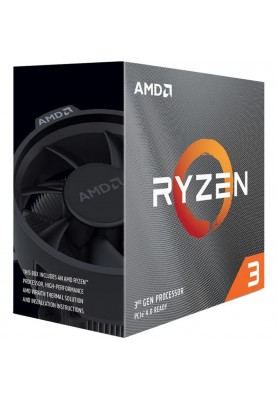 Процесор AMD Ryzen 3 3100 (3.6GHz 16MB 65W AM4) Box (100-100000284BOX)