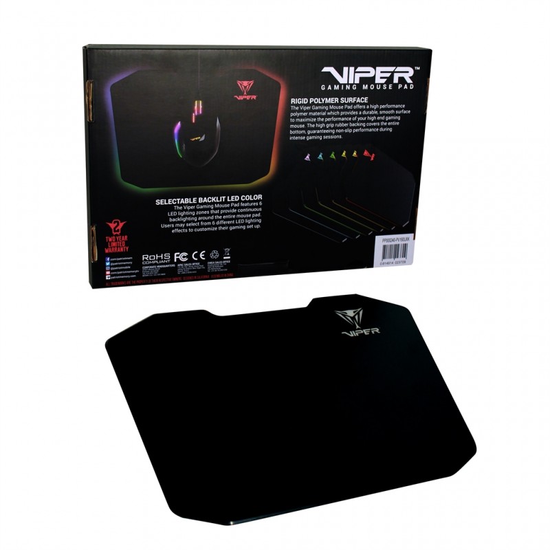 Игровая поверхность Patriot Viper LED (PV160UXK)