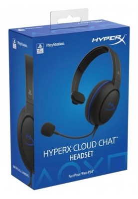Гарнiтура HyperX Cloud Chat Headset for PS4 Black (HX-HSCCHS-BK/EM)