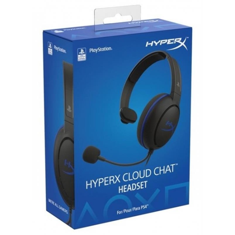 Гарнитура HyperX Cloud Chat Headset for PS4 Black (HX-HSCCHS-BK/EM)