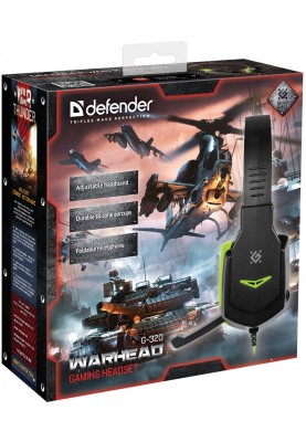 Гарнiтура Defender Warhead G-320 Black/Green (64032)