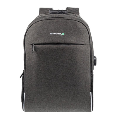 Рюкзак для ноутбука Grand-X RS-425G 15.6" Grey (кодовий замок)