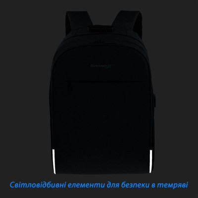 Рюкзак для ноутбука Grand-X RS-425BL 15.6" Blue (кодовий замок)